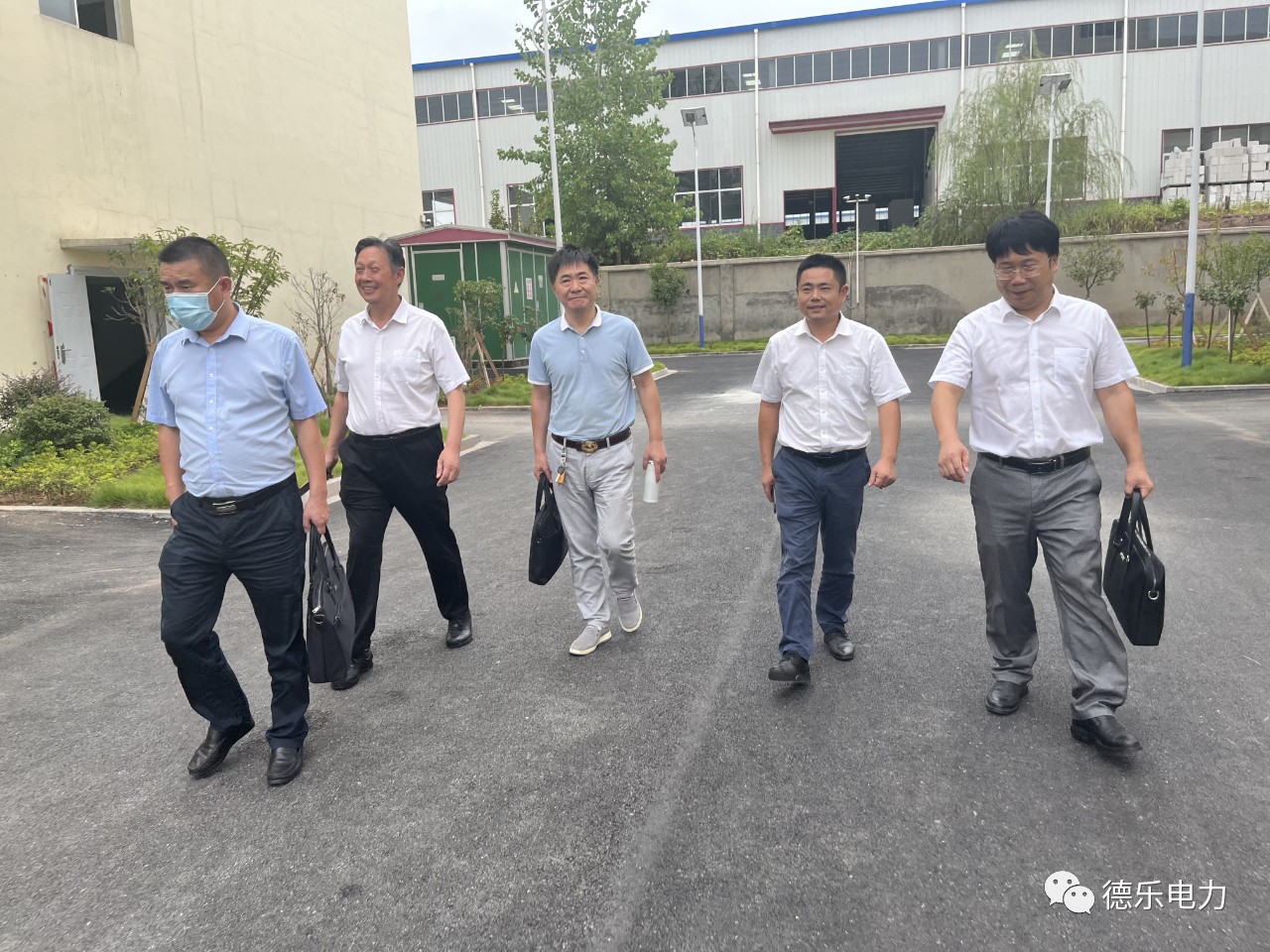 广水市副市长王定兴到德乐电力调研生产经营、平台建设及人才建设情况